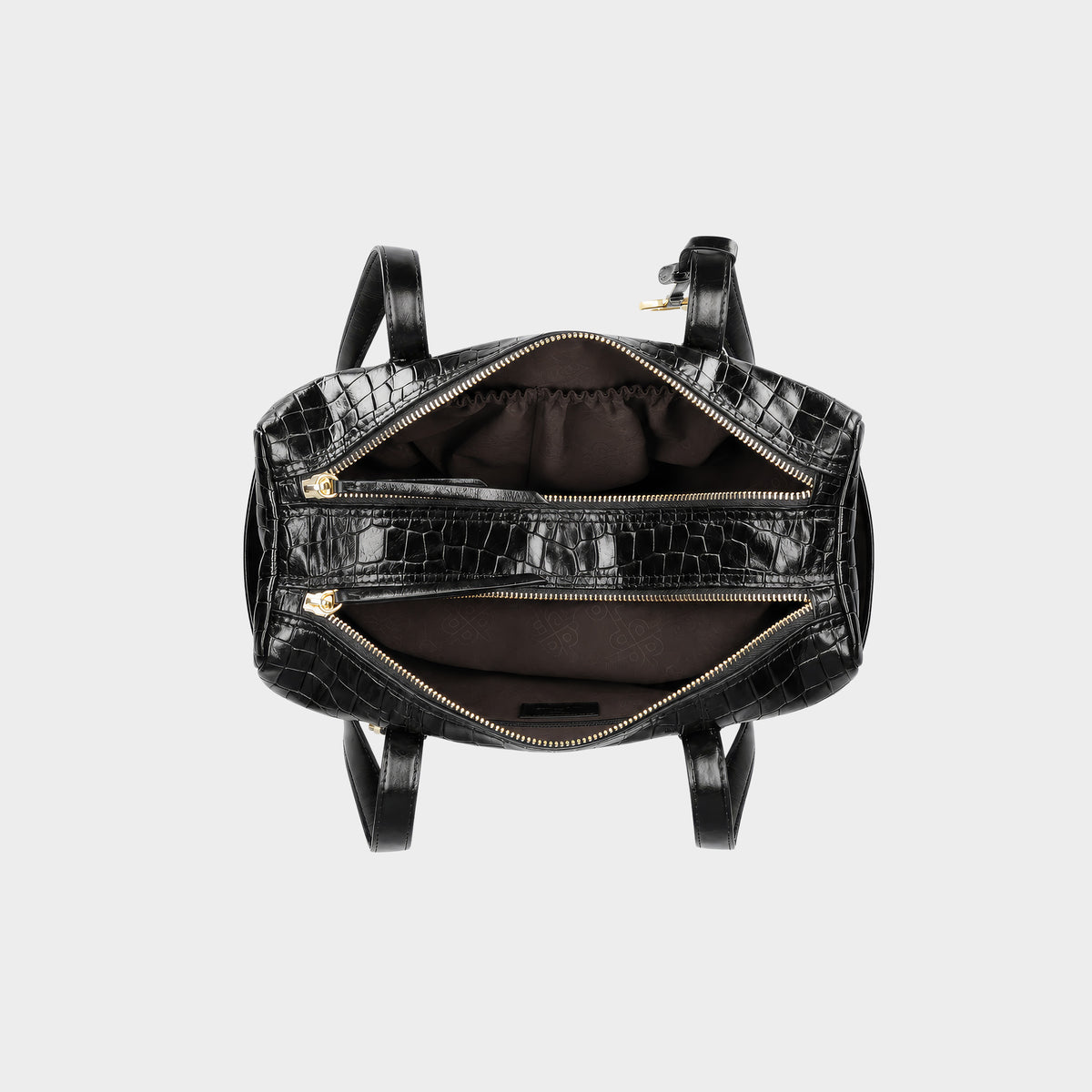Schultertasche Croco 5694