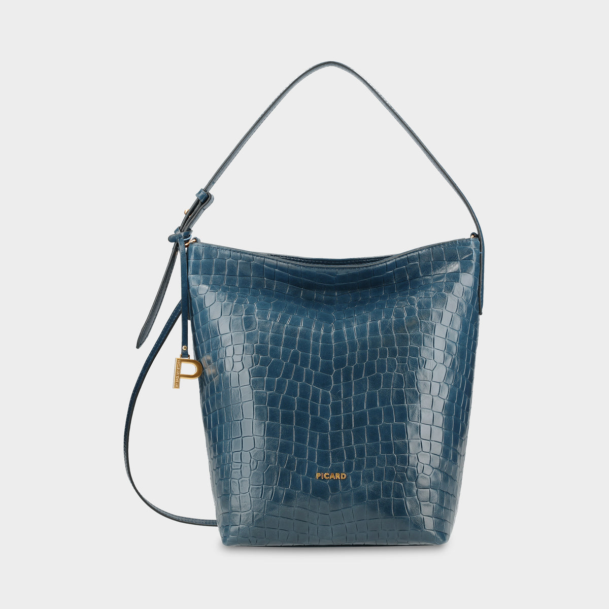 Beuteltasche Croco 5695